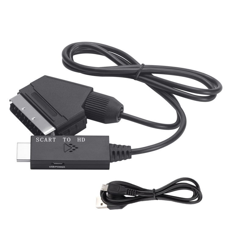 Scart To HDMI-Compatible Converter วิดีโออะแดปเตอร์เสียง, Scart To HDMI