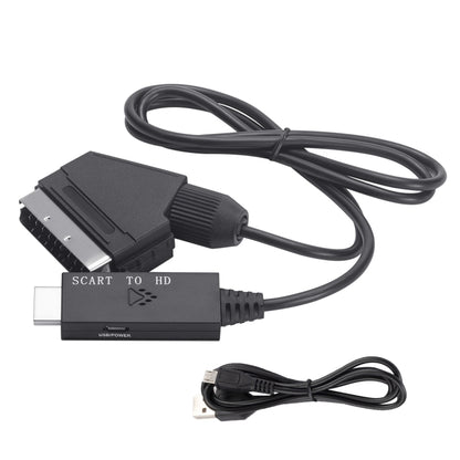 Scart To HDMI-Compatible Converter วิดีโออะแดปเตอร์เสียง, Scart To HDMI
