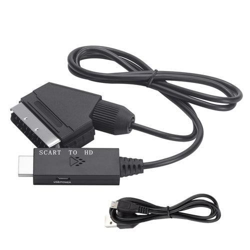 Scart To HDMI-Compatible Converter วิดีโออะแดปเตอร์เสียง, Scart To HDMI