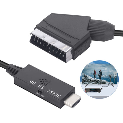 Scart To HDMI-Compatible Converter วิดีโออะแดปเตอร์เสียง, Scart To HDMI