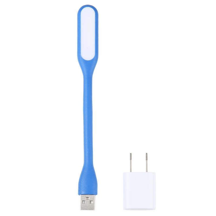 อินเทอร์เฟซ USB 6LEDs ไฟอ่านหนังสือแบบยืดหยุ่นพร้อมอะแดปเตอร์ไฟของสหรัฐฯ, Light + Adapter