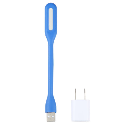 อินเทอร์เฟซ USB 6LEDs ไฟอ่านหนังสือแบบยืดหยุ่นพร้อมอะแดปเตอร์ไฟของสหรัฐฯ, Light + Adapter