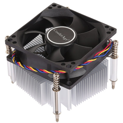 4Pin CPU Cooler ปิดเสียงพัดลมระบายความร้อนสำหรับ Intel 1155/1151/i3/i5, Intel 1155 / 1151 / i3 / i5