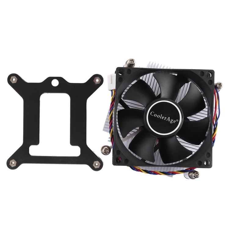 4Pin CPU Cooler ปิดเสียงพัดลมระบายความร้อนสำหรับ Intel 1155/1151/i3/i5, Intel 1155 / 1151 / i3 / i5