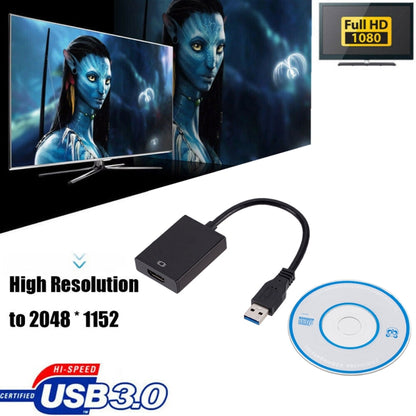 สายแปลงกราฟิกการ์ดภายนอก USB3.0 เป็น HDMI