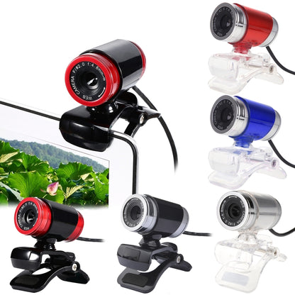HXSJ A860 30fps 480P HD เว็บแคมสำหรับเดสก์ท็อป / แล็ปท็อปพร้อมไมโครโฟนดูดซับเสียง 10 ม. ความยาว: 1.4 ม., A860 Black, A860 Grey, A860 Blue, A860 Red, A860 Red + Black