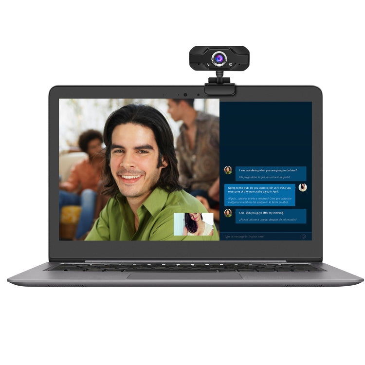 HXSJ S50 30fps 100 ล้านพิกเซล 720P HD เว็บแคมสำหรับเดสก์ท็อป / แล็ปท็อป / สมาร์ททีวีพร้อมไมโครโฟนดูดซับเสียง 10 ม. ความยาวสายเคเบิล: 1.4 ม., S50