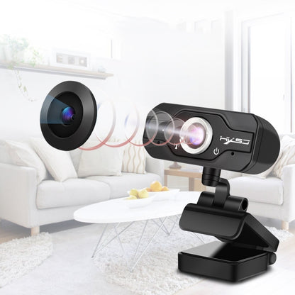 HXSJ S50 30fps 100 ล้านพิกเซล 720P HD เว็บแคมสำหรับเดสก์ท็อป / แล็ปท็อป / สมาร์ททีวีพร้อมไมโครโฟนดูดซับเสียง 10 ม. ความยาวสายเคเบิล: 1.4 ม., S50