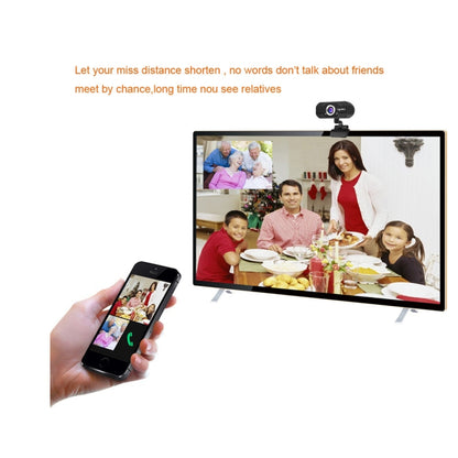 HXSJ S50 30fps 100 ล้านพิกเซล 720P HD เว็บแคมสำหรับเดสก์ท็อป / แล็ปท็อป / สมาร์ททีวีพร้อมไมโครโฟนดูดซับเสียง 10 ม. ความยาวสายเคเบิล: 1.4 ม., S50