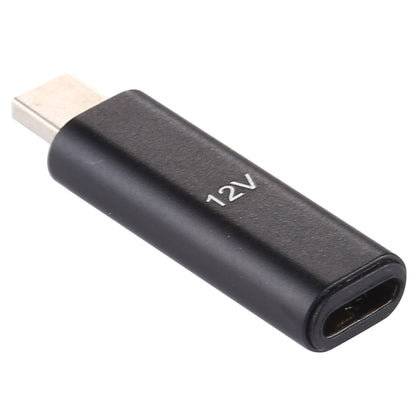 12V Type-C / USB-C Female ถึง PD อลูมิเนียมอัลลอยด์อะแดปเตอร์สำหรับ Asus, 12V Type-C Female to PD