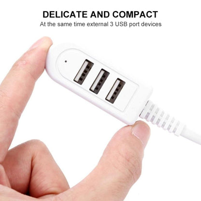 30 ซม. TPE USB A ถึง 3 พอร์ต USB อะแดปเตอร์ HUB หญิง