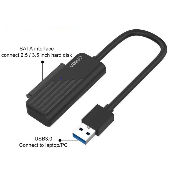 Onten US301 USB 3.0 ถึงอะแดปเตอร์ SATA สำหรับ Universal 2.5/3.5 HDD/SSD ฮาร์ดดิสก์ไดรฟ์