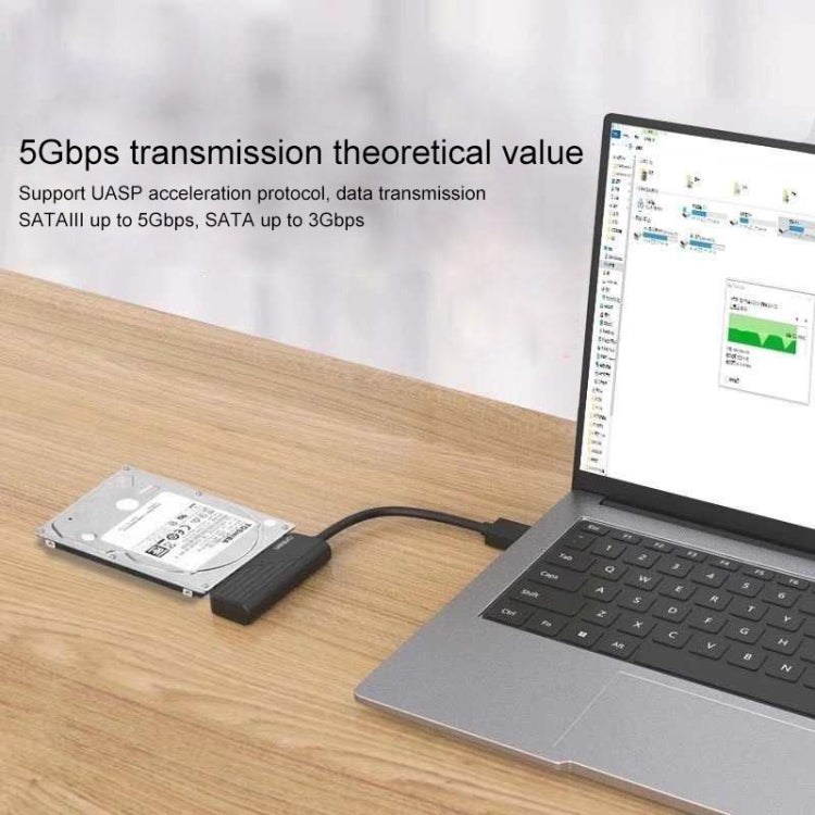 Onten US301 USB 3.0 ถึงอะแดปเตอร์ SATA สำหรับ Universal 2.5/3.5 HDD/SSD ฮาร์ดดิสก์ไดรฟ์