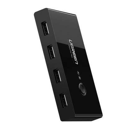 ตัวเลือกสวิตช์ USB Ugreen 2 พอร์ต USB การแชร์พอร์ต USB 4 พอร์ตอะแดปเตอร์สวิตช์สำหรับเมาส์ คีย์บอร์ด เครื่องพิมพ์, US216
