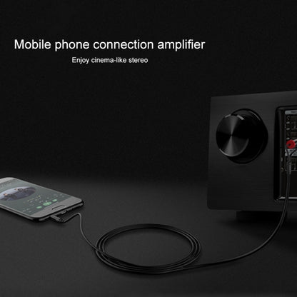 REXLIS 3635 3.5 มิลลิเมตรชายกับคู่ RCA ปลั๊กชุบทองผ้าฝ้ายสีดำถักสายสัญญาณเสียงสำหรับอินพุต RCA อินเตอร์เฟซลำโพงที่ใช้งานความยาว: 10 เมตร, Length: 10m