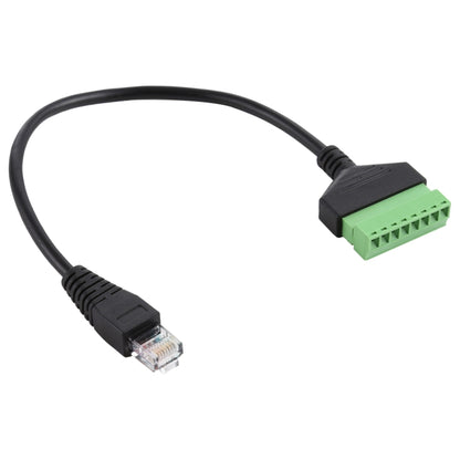 ปลั๊กตัวผู้ RJ45 ถึงขั้วต่อแบบเสียบได้ 8 พินขั้วต่อ USB แบบบัดกรีสายเคเบิลอะแดปเตอร์เชื่อมต่อ Solderless ความยาว: 30 ซม., RJ45 Male