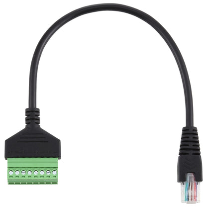 ปลั๊กตัวผู้ RJ45 ถึงขั้วต่อแบบเสียบได้ 8 พินขั้วต่อ USB แบบบัดกรีสายเคเบิลอะแดปเตอร์เชื่อมต่อ Solderless ความยาว: 30 ซม., RJ45 Male
