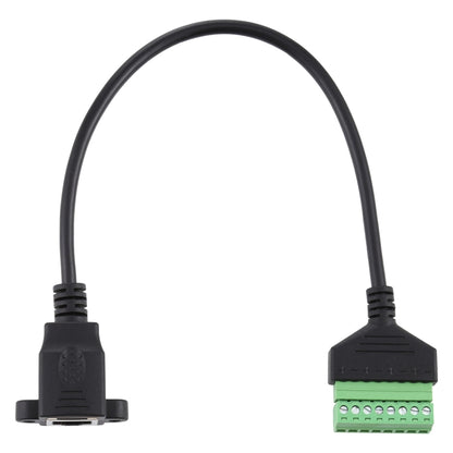ปลั๊กตัวเมีย RJ45 ถึงขั้วต่อแบบเสียบได้ 8 พินขั้วต่อ USB แบบบัดกรีสายเคเบิลอะแดปเตอร์เชื่อมต่อ Solderless ความยาว: 30 ซม., RJ45 Female