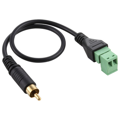 RCA ชายชุบทองถึง 2 พินขั้วต่อแบบเสียบปลั๊กขั้วต่อ USB แบบบัดกรีสายอะแดปเตอร์เชื่อมต่อ Solderless ความยาว: 30 ซม., RCA Male