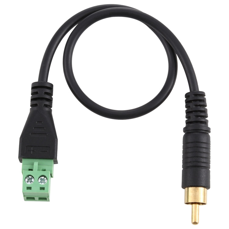 RCA ชายชุบทองถึง 2 พินขั้วต่อแบบเสียบปลั๊กขั้วต่อ USB แบบบัดกรีสายอะแดปเตอร์เชื่อมต่อ Solderless ความยาว: 30 ซม., RCA Male