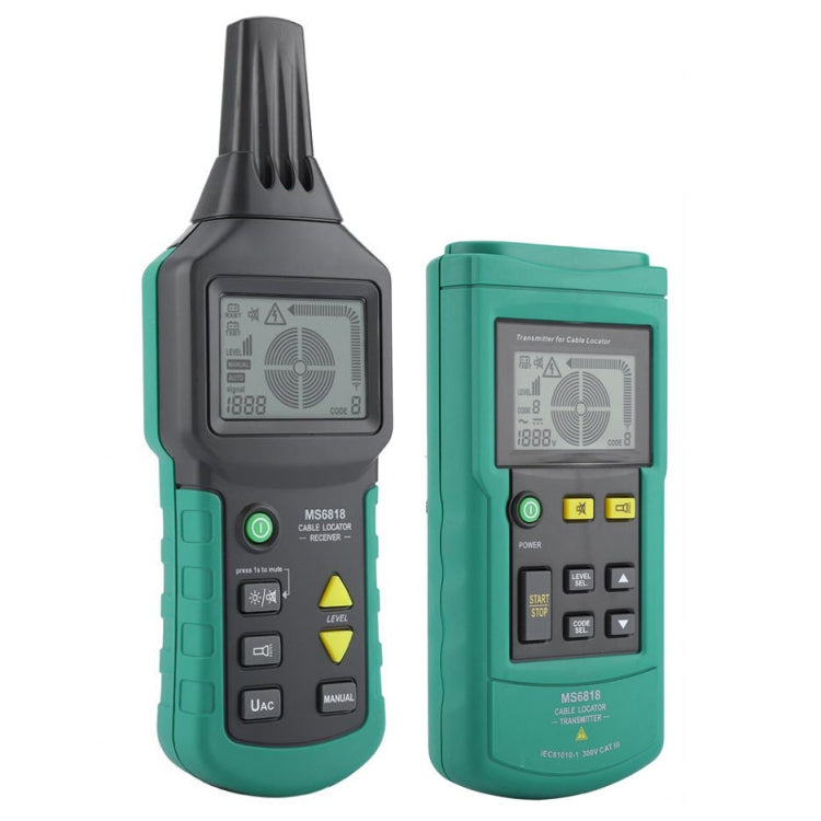 BSIDE MS6818 9V ฝังตัวค้นหาสายเคเบิลช่วงการวัด: AC / DC 12V-400V