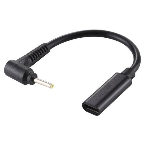 สายชาร์จตัวเมียขนาด 2.5x0.7 มม. ถึง USB-C / Type-C