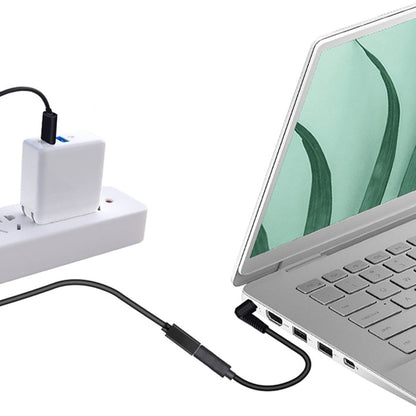 สายชาร์จตัวเมียขนาด 2.5x0.7 มม. ถึง USB-C / Type-C
