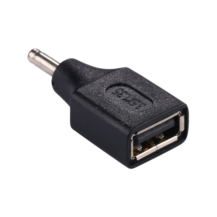 10 ชิ้น 3.5x1.35 มิลลิเมตรชายกับ USB หญิงอะแดปเตอร์เชื่อมต่อ, 3.5x1.35mm Male to USB Female