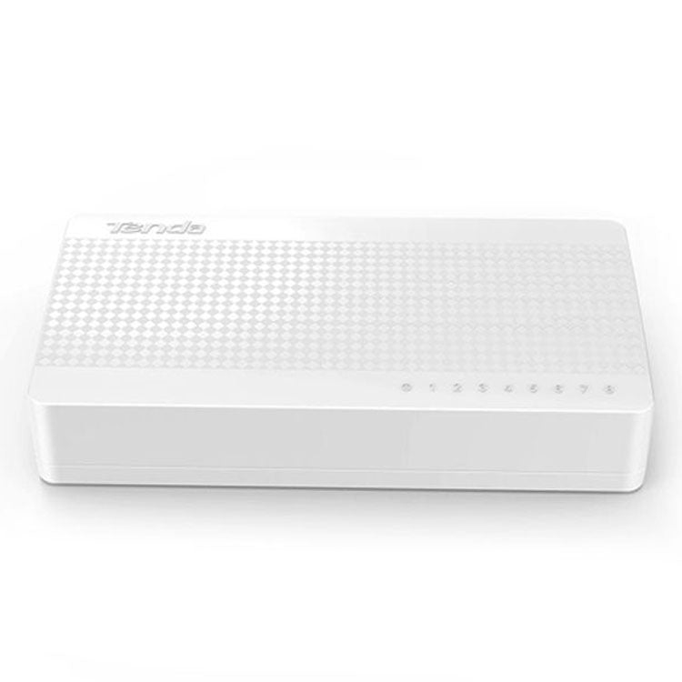 Tenda S108 8 พอร์ต 10 / 100Mbps Fast Ethernet Network Switch LAN HUB, Tenda SG108 8 Ports White