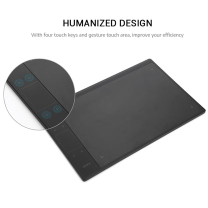 VEIKK A30 10x6 นิ้ว 5080 LPI แท็บเล็ตกราฟิกอิเล็กทรอนิกส์ Smart Touch พร้อมอินเทอร์เฟซ Type-c, A30