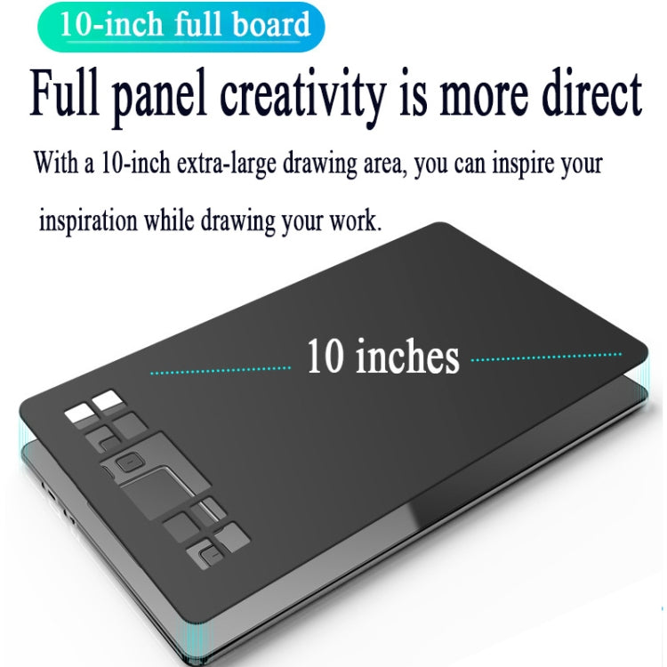 VEIKK A50 10x6 นิ้ว 5080 LPI แท็บเล็ตกราฟิกอิเล็กทรอนิกส์ Smart Touch พร้อมอินเทอร์เฟซ Type-c, A50