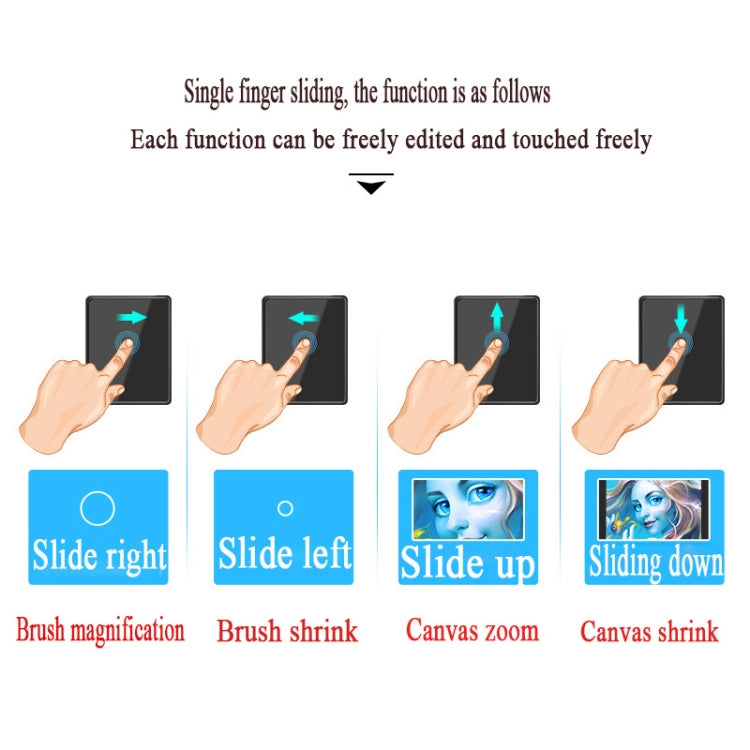 VEIKK A50 10x6 นิ้ว 5080 LPI แท็บเล็ตกราฟิกอิเล็กทรอนิกส์ Smart Touch พร้อมอินเทอร์เฟซ Type-c, A50