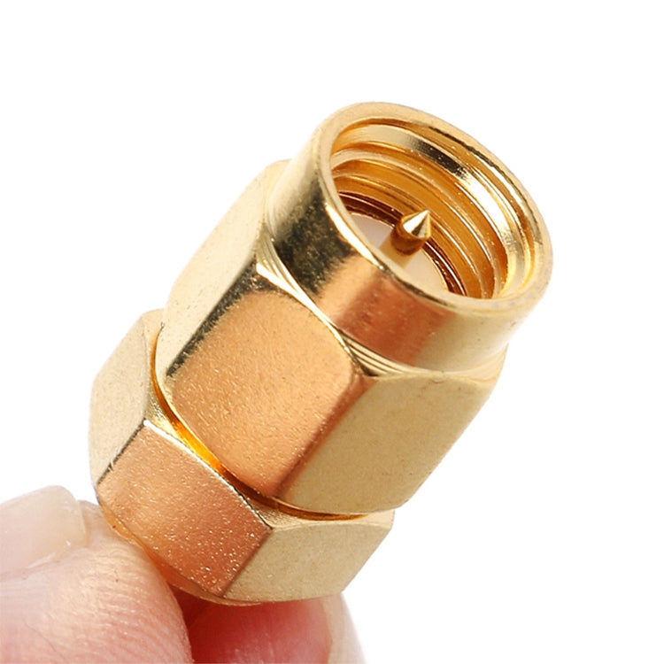 2 ชิ้น SMA ชายกับ SMA ชาย DAB เสาอากาศวิทยุดิจิตอลเชื่อมต่อ, SMA Male to Male