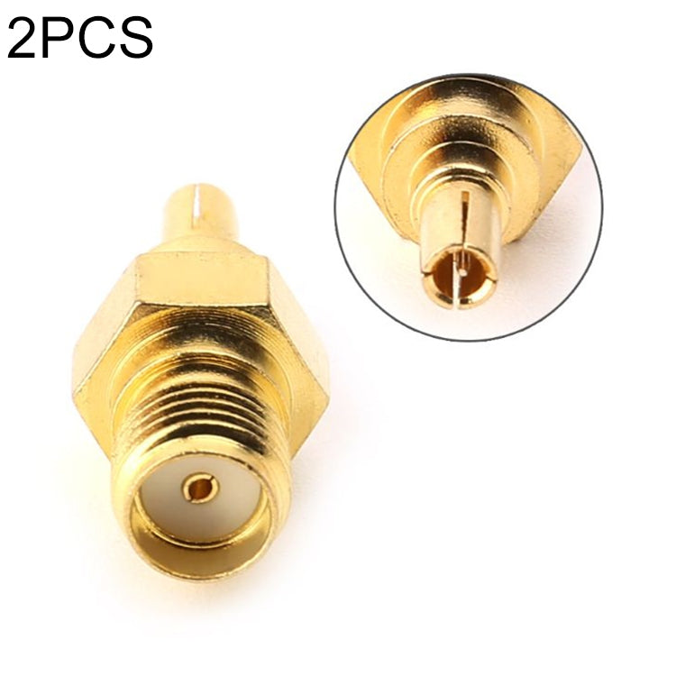 2 ชิ้น SMA หญิงถึง CRC9 ชาย RF เชื่อมต่อโคแอกเซียล, SMA Female to CRC9 Male