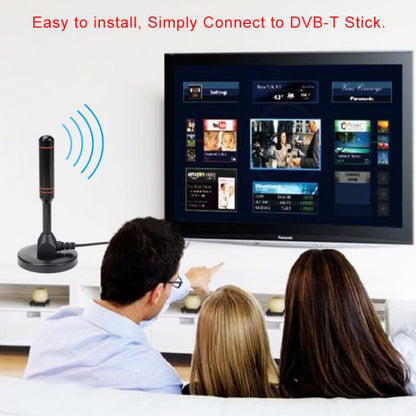 เสาอากาศทีวีรับสัญญาณสูง 22dBi สำหรับโทรทัศน์ DVB-T / เครื่องรับสัญญาณทีวี USB พร้อมเครื่องขยายเสียง HDTV แบบพกพา Booster, 22dBi DVB-T / USB