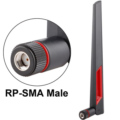 2.4G / 5G WiFi 12dBi เสาอากาศชาย RP-SMA สำหรับเครือข่ายเราเตอร์, 12dBi  RP-SMA