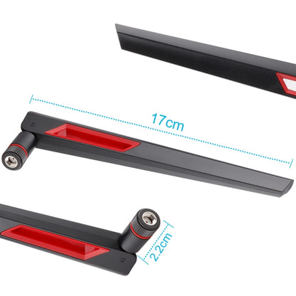 2.4G / 5G WiFi 12dBi เสาอากาศชาย RP-SMA สำหรับเครือข่ายเราเตอร์, 12dBi  RP-SMA