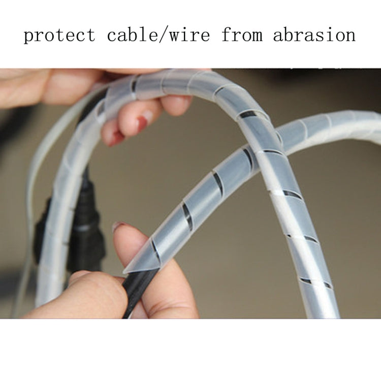 ท่อเกลียว PE 7 ม. ม้วนลวดจัดระเบียบท่อเส้นผ่านศูนย์กลางที่กำหนด: 12 มม, 12mm / 7m Length, 12mm  / 7m Length