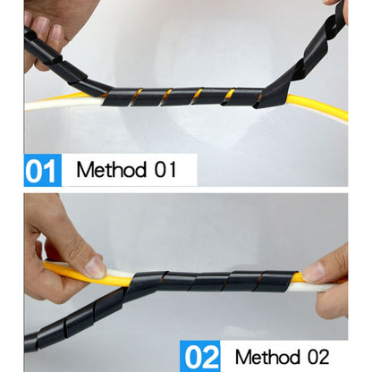 ท่อเกลียว PE 4 ม. ลวดม้วนจัดระเบียบท่อเส้นผ่านศูนย์กลางที่กำหนด: 16 มม, 16mm / 4m Length, 16mm  / 4m Length