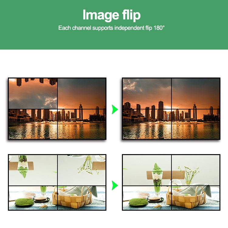 NK-BT88 4K 3X3 HDMI Video Wall Controller โปรเซสเซอร์ประกบหลายหน้าจอพร้อมรีโมทคอนโทรล, EU Plug