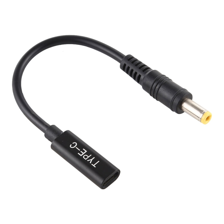 สายชาร์จอะแดปเตอร์แปลงไฟ DP USB-C / Type-C ถึง 5.5 x 2.5 มม, 5.5 x 2.5mm