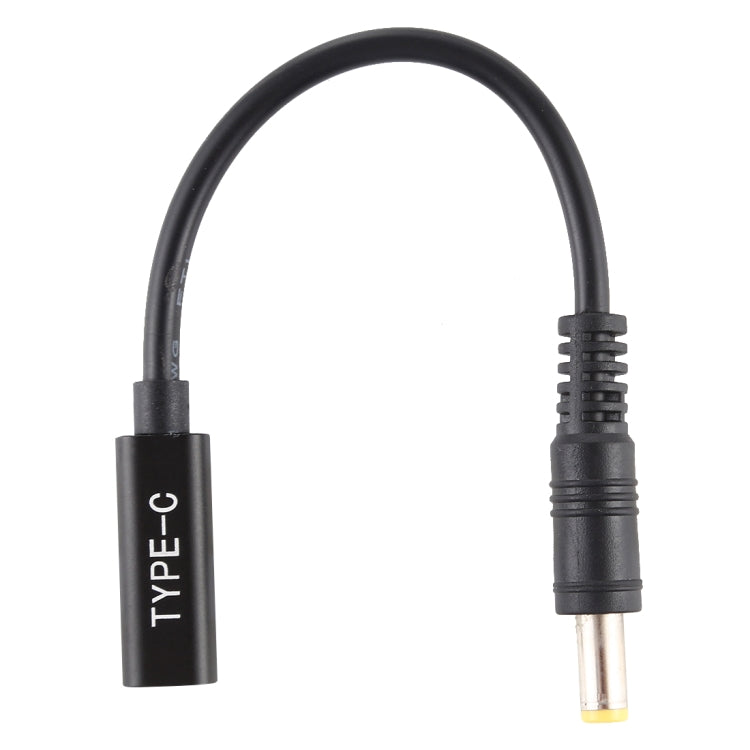 สายชาร์จอะแดปเตอร์แปลงไฟ DP USB-C / Type-C ถึง 5.5 x 2.5 มม, 5.5 x 2.5mm