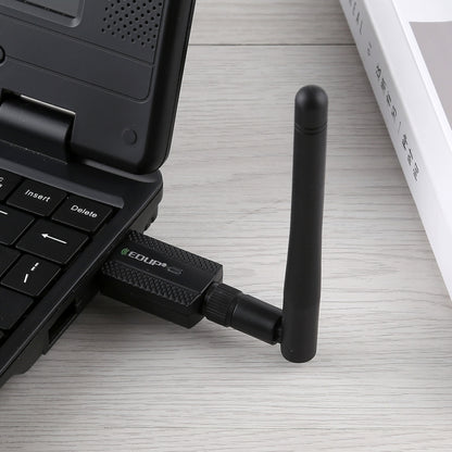 EDUP EP-AC1661 2 ใน 1 บลูทูธ 4.2 + Dual Band 11AC 600Mbps อะแดปเตอร์ไร้สาย USB ความเร็วสูงตัวรับสัญญาณ WiFi, EP-AC1661 600Mbps