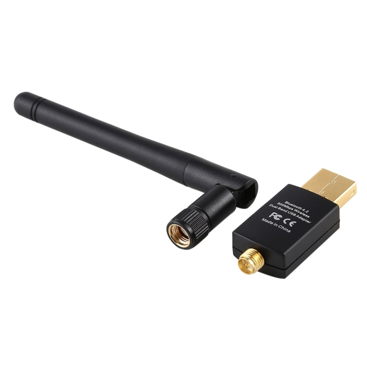 EDUP EP-AC1661 2 ใน 1 บลูทูธ 4.2 + Dual Band 11AC 600Mbps อะแดปเตอร์ไร้สาย USB ความเร็วสูงตัวรับสัญญาณ WiFi, EP-AC1661 600Mbps