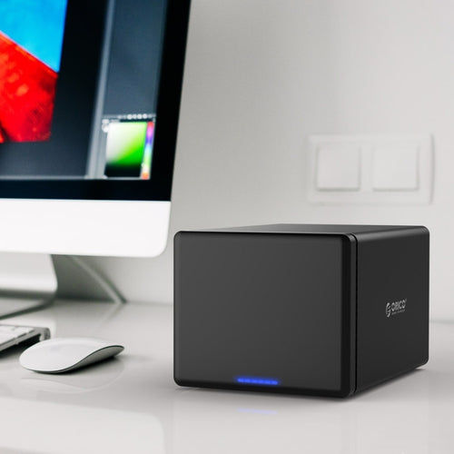 ORICO NS500-RC3 5-bay USB-C / Type-C 3.1 ไปยัง SATA ฮาร์ดดิสก์ภายนอกกล่องเก็บของ เคส แท่นวางฮาร์ดไดรฟ์พร้อม Raid สำหรับ HDD SATA ขนาด 3.5 นิ้วรองรับโปรโตคอล UASP, USB 3.1 Type-C to SATA with Raid