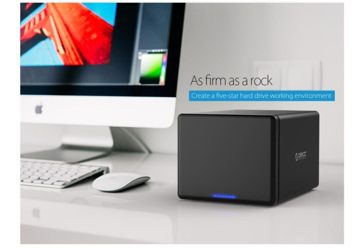 ORICO NS500-RC3 5-bay USB-C / Type-C 3.1 ไปยัง SATA ฮาร์ดดิสก์ภายนอกกล่องเก็บของ เคส แท่นวางฮาร์ดไดรฟ์พร้อม Raid สำหรับ HDD SATA ขนาด 3.5 นิ้วรองรับโปรโตคอล UASP, USB 3.1 Type-C to SATA with Raid
