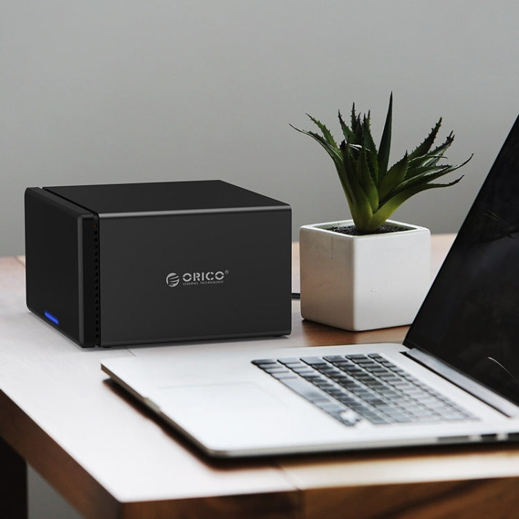 ORICO NS800-C3 8-bay USB-C / Type-C 3.1 ไปยัง SATA ฮาร์ดดิสก์ภายนอกกล่องเก็บของ เคส แท่นวางฮาร์ดไดรฟ์สำหรับ 3.5 นิ้ว SATA HDD รองรับโปรโตคอล UASP, USB 3.1 Type-C