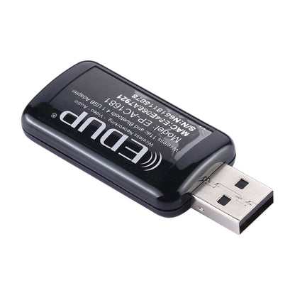 EDUP EP-AC1681 2 ใน 1 AC1200Mbps 2.4GHz และ 5.8GHz Dual Band USB WiFi Adapter การ์ดเครือข่ายภายนอกพร้อมฟังก์ชั่น Bluetooth 4.1, EP-AC1681