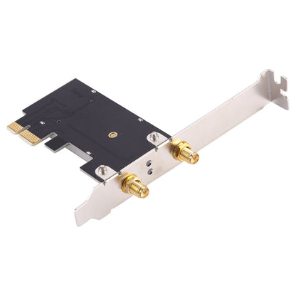 EDUP EP-9620 2 ใน 1 AC1200Mbps 2.4GHz และ 5.8GHz Dual Band PCI-E 2 เสาอากาศ WiFi อะแดปเตอร์การ์ดเครือข่ายภายนอก + บลูทูธ, EP-9620 1200Mbps (2 in 1)