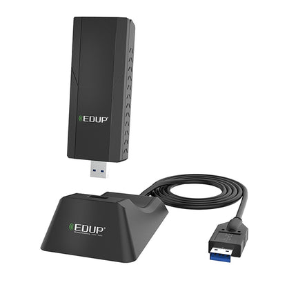 EDUP EP-AC1675 AC1900Mbps 2.4GHz และ 5.8GHz Dual Band USB3.0 WiFi Adapter การ์ดเครือข่ายภายนอก, EP-AC1675